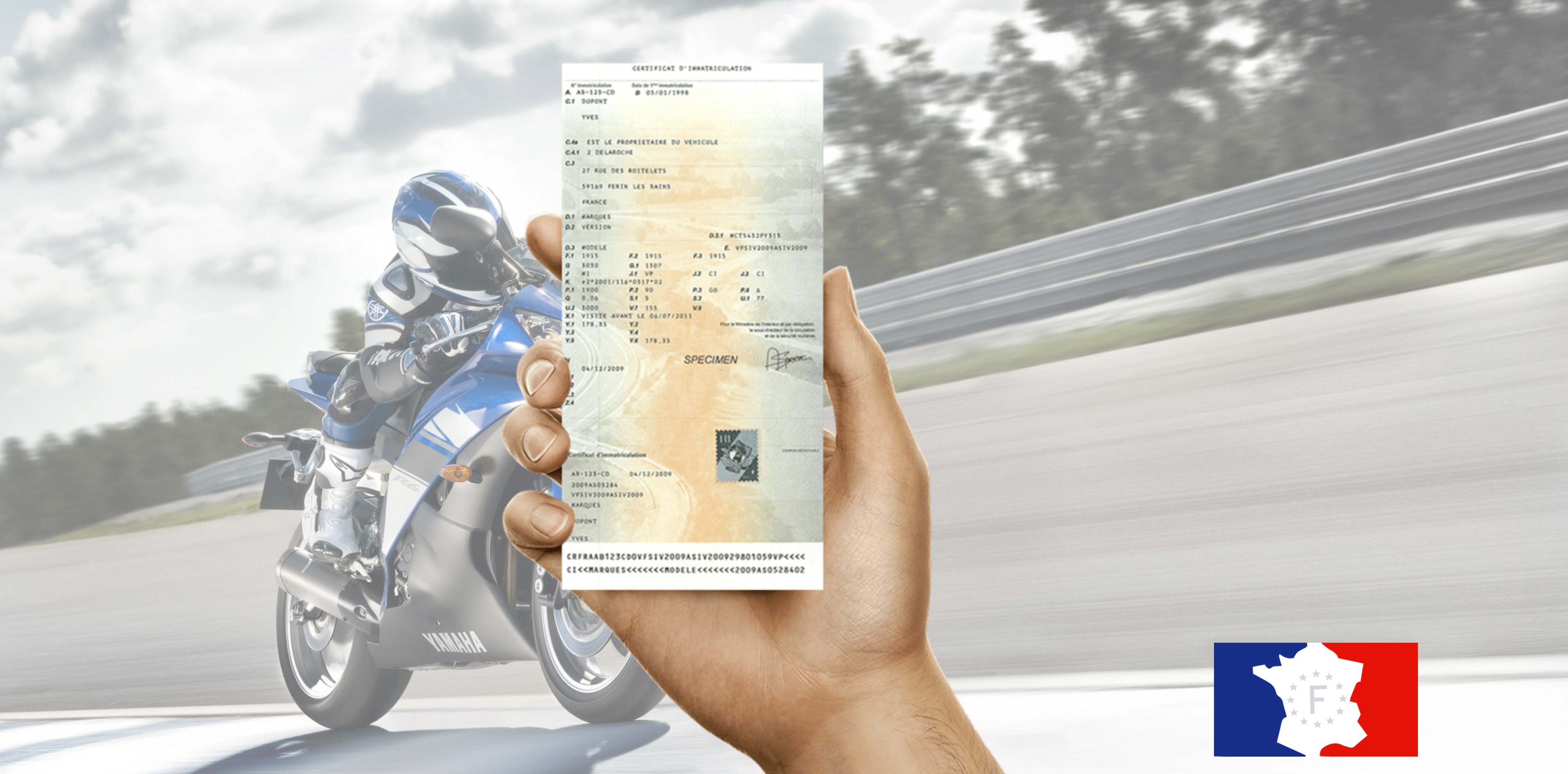 Changement carte grise moto en ligne comment procéder